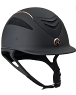 One K Defender Rose Gold Stripe Helmet - Long Oval