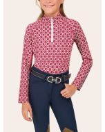 RJ Classics Girls' Libby Jr. 1/4 Zip Long Sleeve Shirt - 2 Colors Available