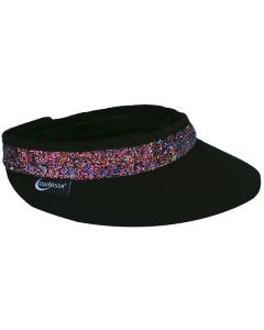 EquiVisor Original Shorty Glitz Sun Protection Visor 3" Brim - 2 Colors Available