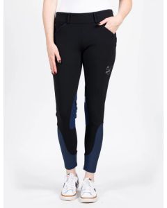AP Hassinger Women's Black Magic Knee Patch Side Zip Breech