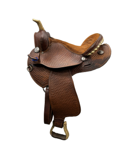 Consignment Western Barrel 15" Saddle - 2C-W10099