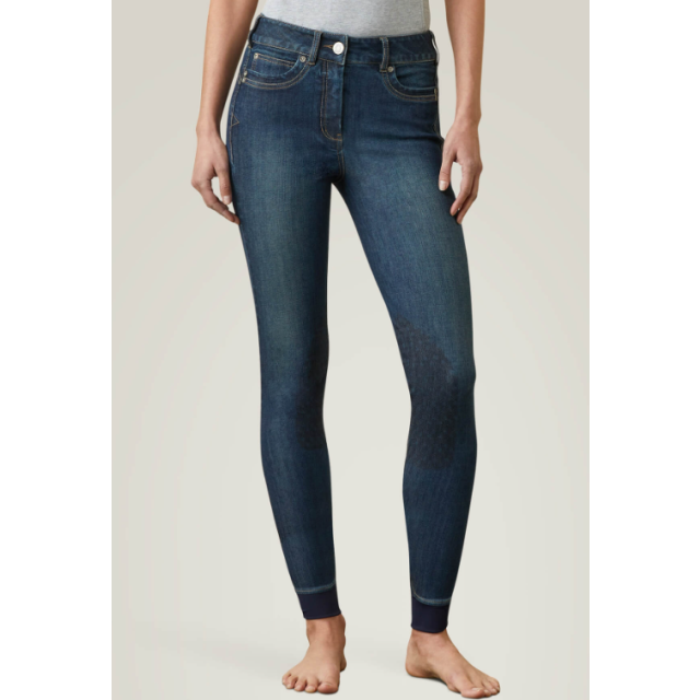 Ariat Halo Knee Patch Denim Breech - FINAL SALE