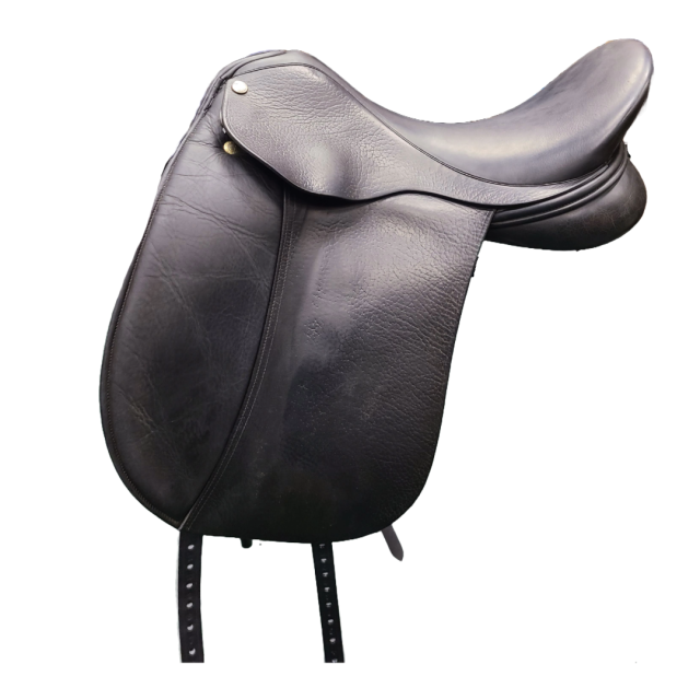Consignment Dressage Frank Baines Elegance 17.5" Saddle - 2C-D22091