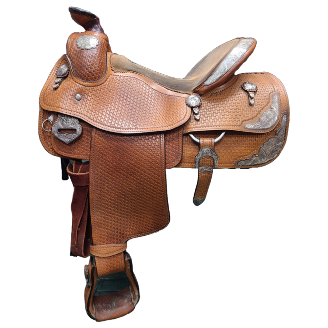Consignment Western Love Dahl Show Pleasure 15.5" Saddle - 2C-W10096