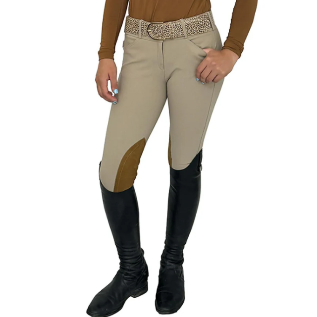 Tailored Sportsman Mid Rise Front Zip Sock Bottom Breeches