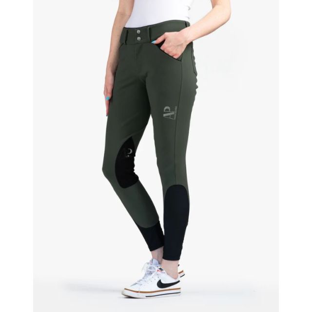 AP Hassinger Women's Sedgefield Knee Patch Front Zip Breech