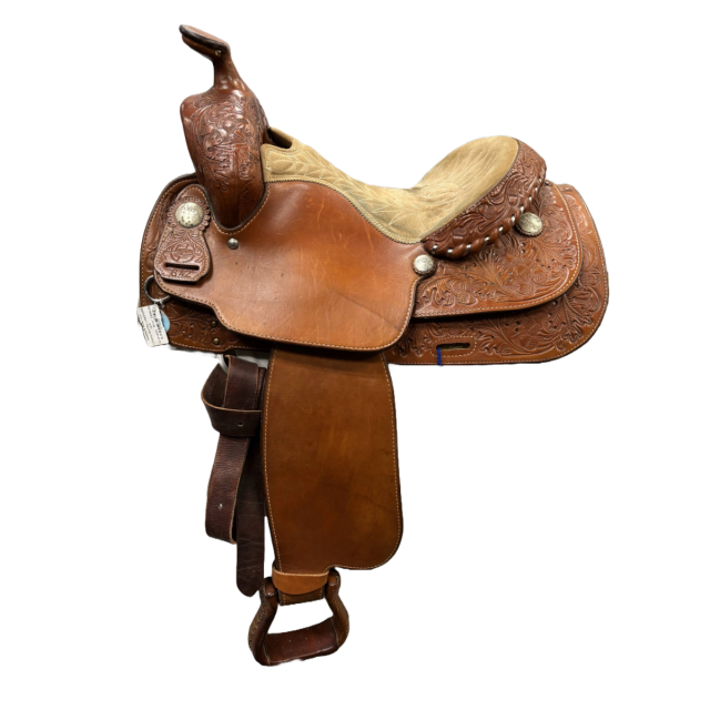 Consignment Western Longhorn Pleasure/Trail 14.5" Saddle - 2C-W10033