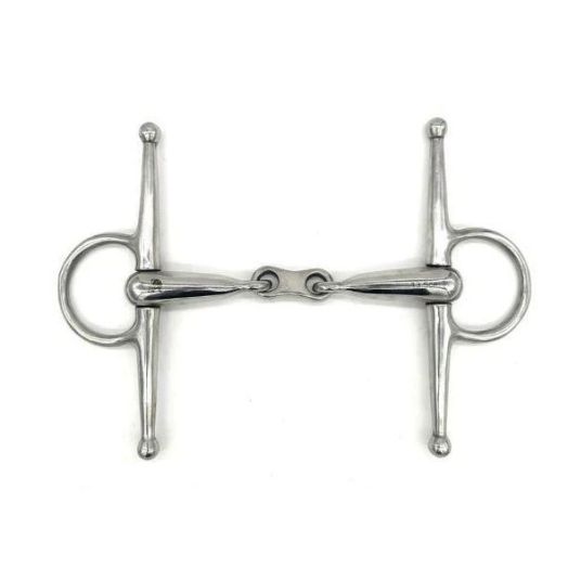 Jake Adams Hollow Mouth French Link Full Cheek Snaffle Bit
