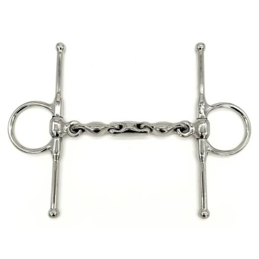 AJR Locking Waterford Full Cheek Snaffle Bit
