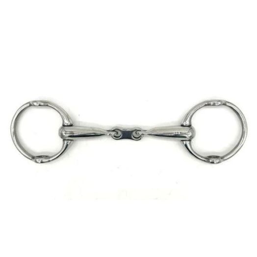 Jake Adams Hollow Mouth French Link Fixed Gag Bit