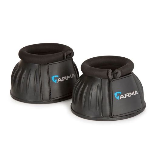 Shires ARMA Soft Top Bell Boots - Black