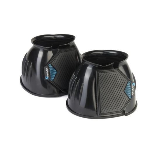 Shires ARMA Ribbed Gloss PVC Bell Boots - 3 Colors Available