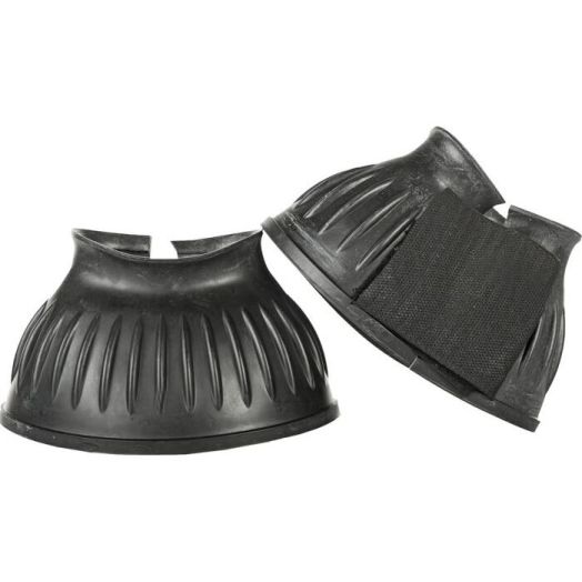 HKM Atlanta Rubber Velcro Bell Boots - 3 Colors Available