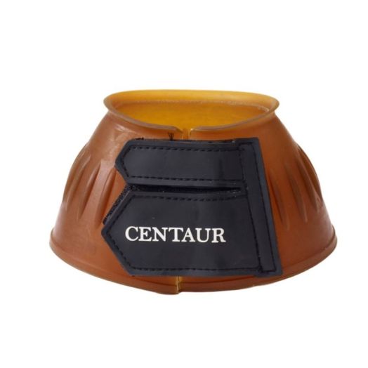 Centaur Heavy Duty Double Velcro Bell Boot - Gum