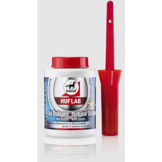 Leovet HoofLab Natural Oil Balm with Brush 500 mL