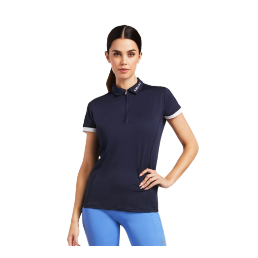 Ariat 1/4 Zip Polo Bandera Shirt
