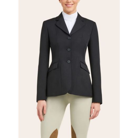 RJ Classics Women's Devon Show Coat - Black Regular Length