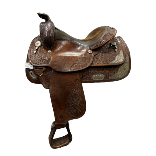 Consignment Western Circle Y Equitation 14.5" Saddle - 2C-W10045