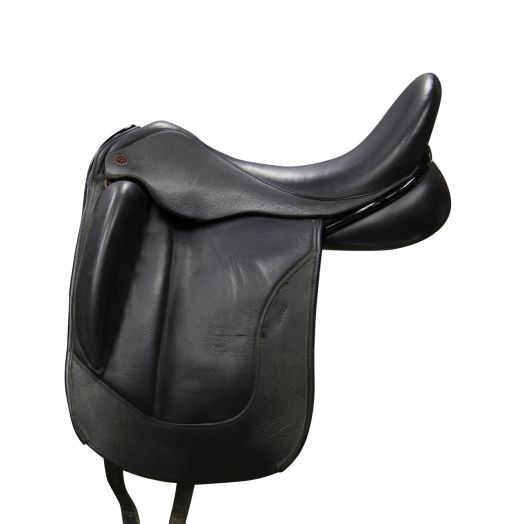 18" CUSTOM DRESCH MONOFLAP DRESSAGE SADDLE - D20968