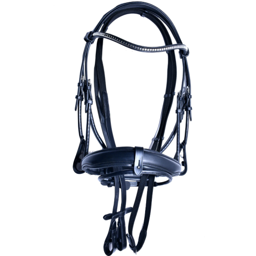 Bridleberry Rolled Black Leather Bridle