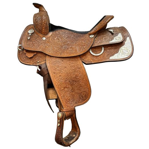 Consignment Western Circle Y Equitation 15.5" Saddle - 2C-W10086