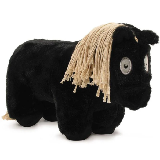 Crafty Pony Large Black w/ White Mane