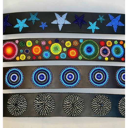 Kenyan Collection of Colorful Beaded Belts