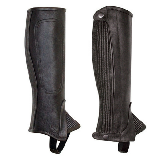 Professional Leather Half Chaps - Adult