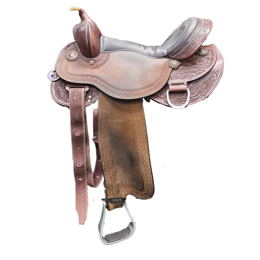 Consignment Western Stacy Westfall Shooter 16" Saddle - 2C-W10094