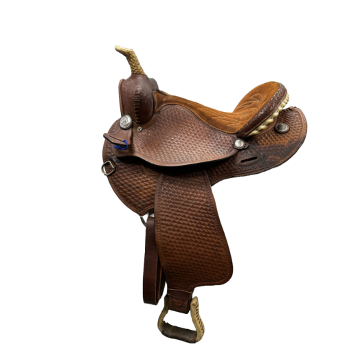 Consignment Western Barrel 15" Saddle - 2C-W10099