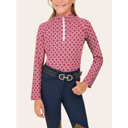 RJ Classics Girls' Libby Jr. 1/4 Zip Long Sleeve Shirt - 2 Colors Available